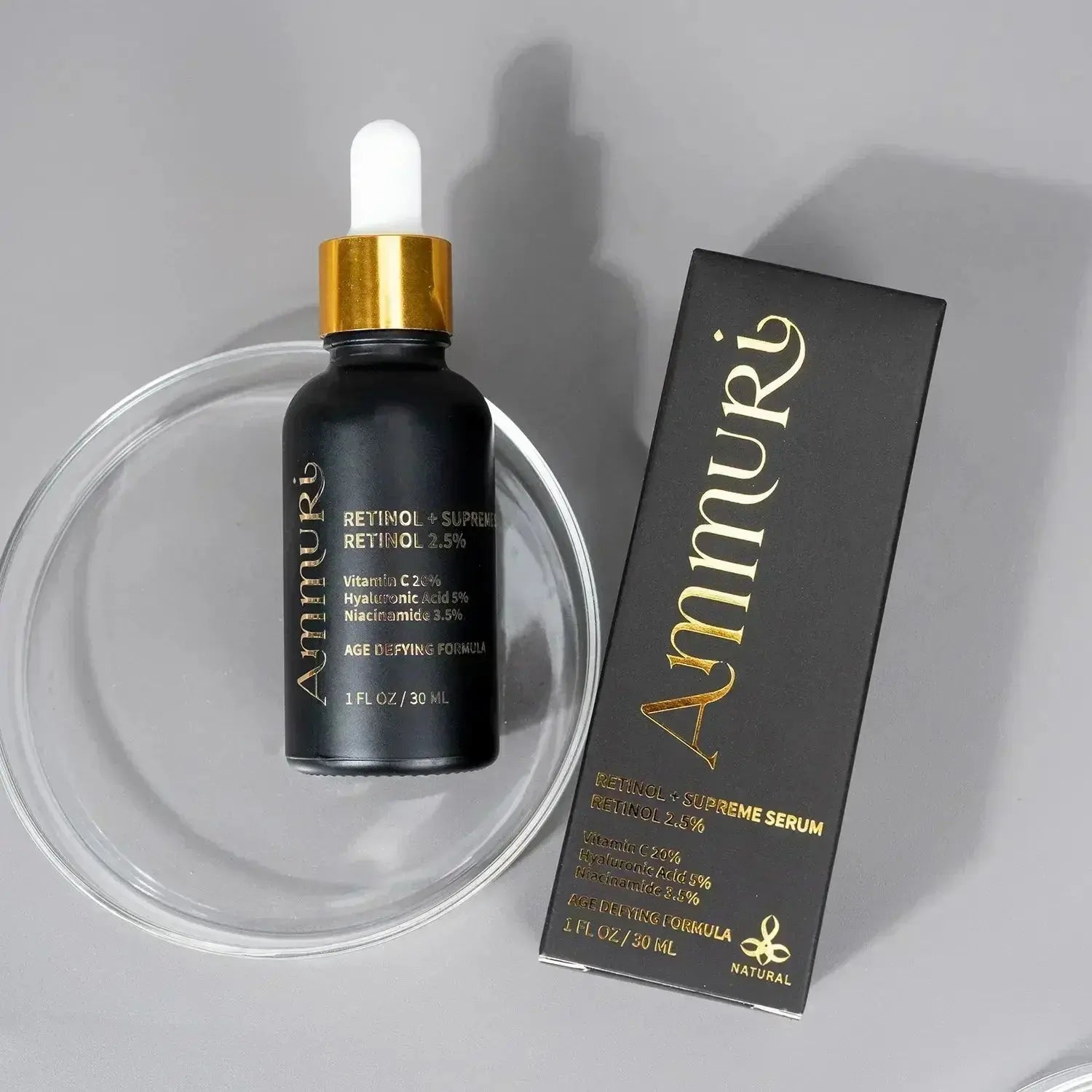Ammuri Retinol Supreme 2.5% Serum – Anti-Aging Treatment - Age-Defying Formula
