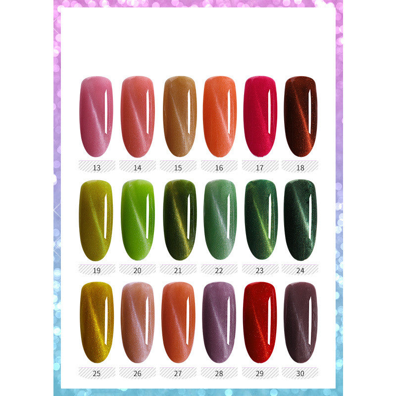 Cat's Eye Glue Nail Polish Set - Image 3