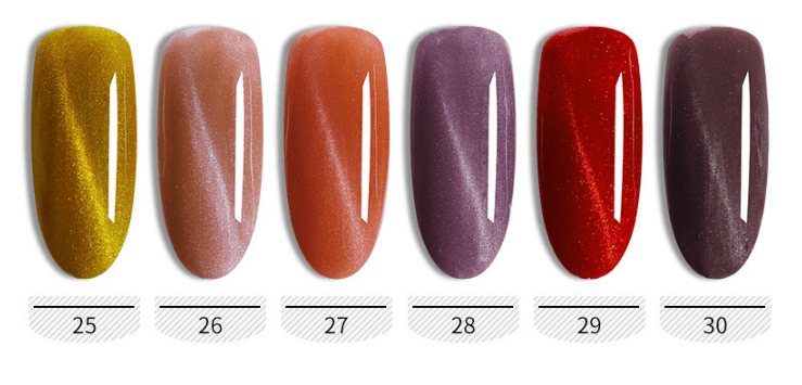 Cat's Eye Glue Nail Polish Set - Image 35