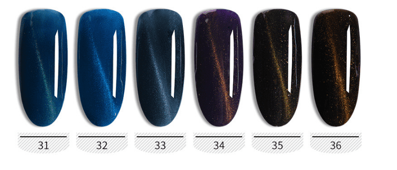 Cat's Eye Glue Nail Polish Set - Image 38