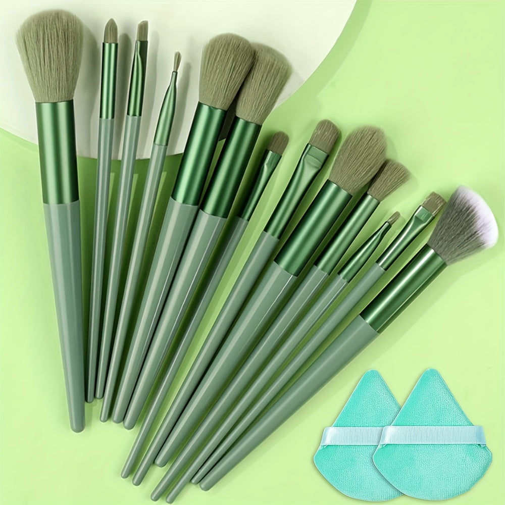 Fluffy Makeup Brush Set & Storage Bag - Image 8