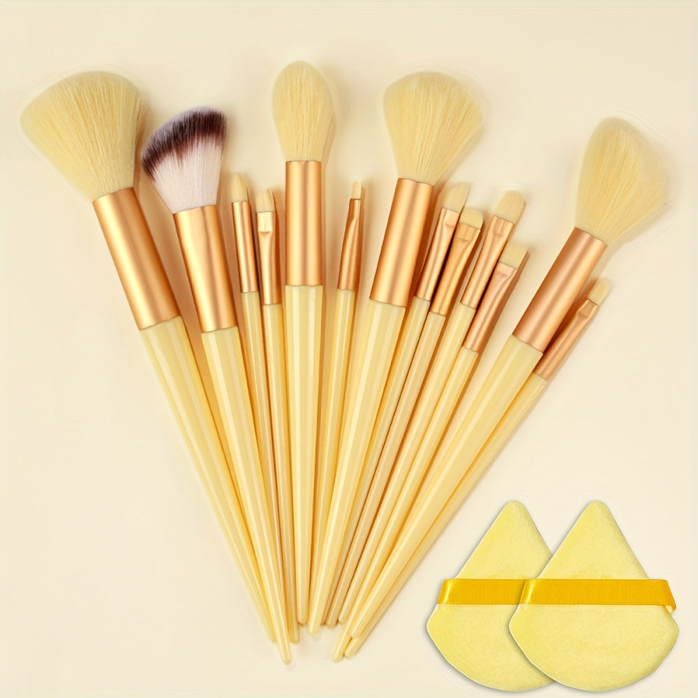 Fluffy Makeup Brush Set & Storage Bag - Image 11