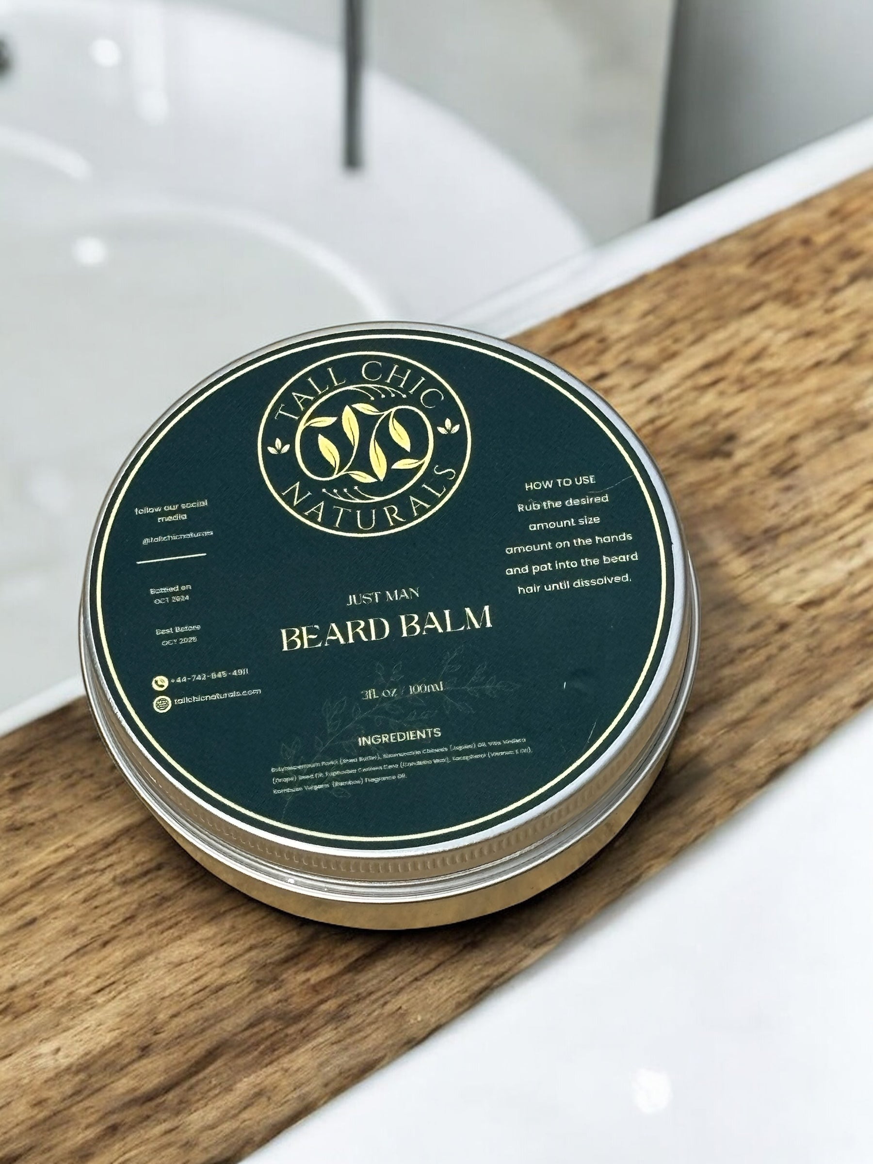 Just Man Manly Elegance Beard Balm