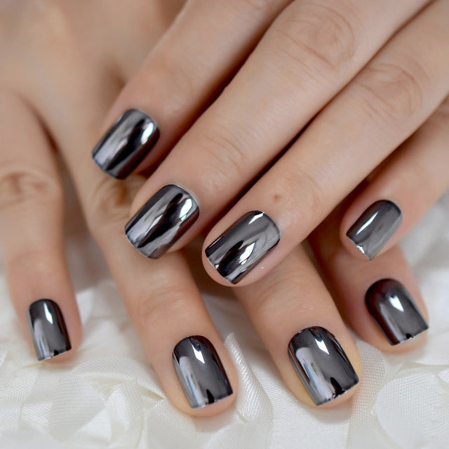 Metal false nails for women - Image 3