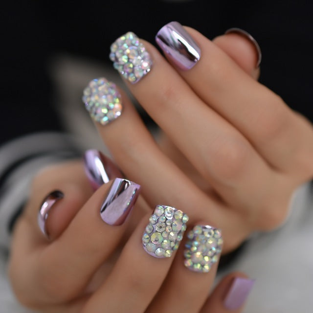 Metal false nails for women - Image 13