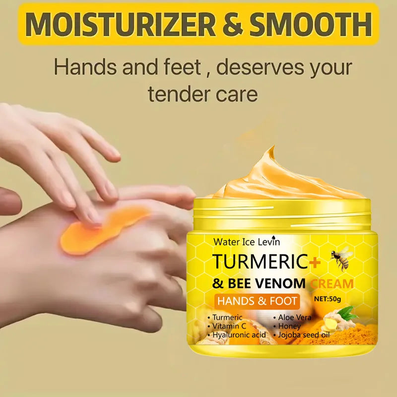 Turmeric Bee Venom Foot Hand Cream 50g - Image 4