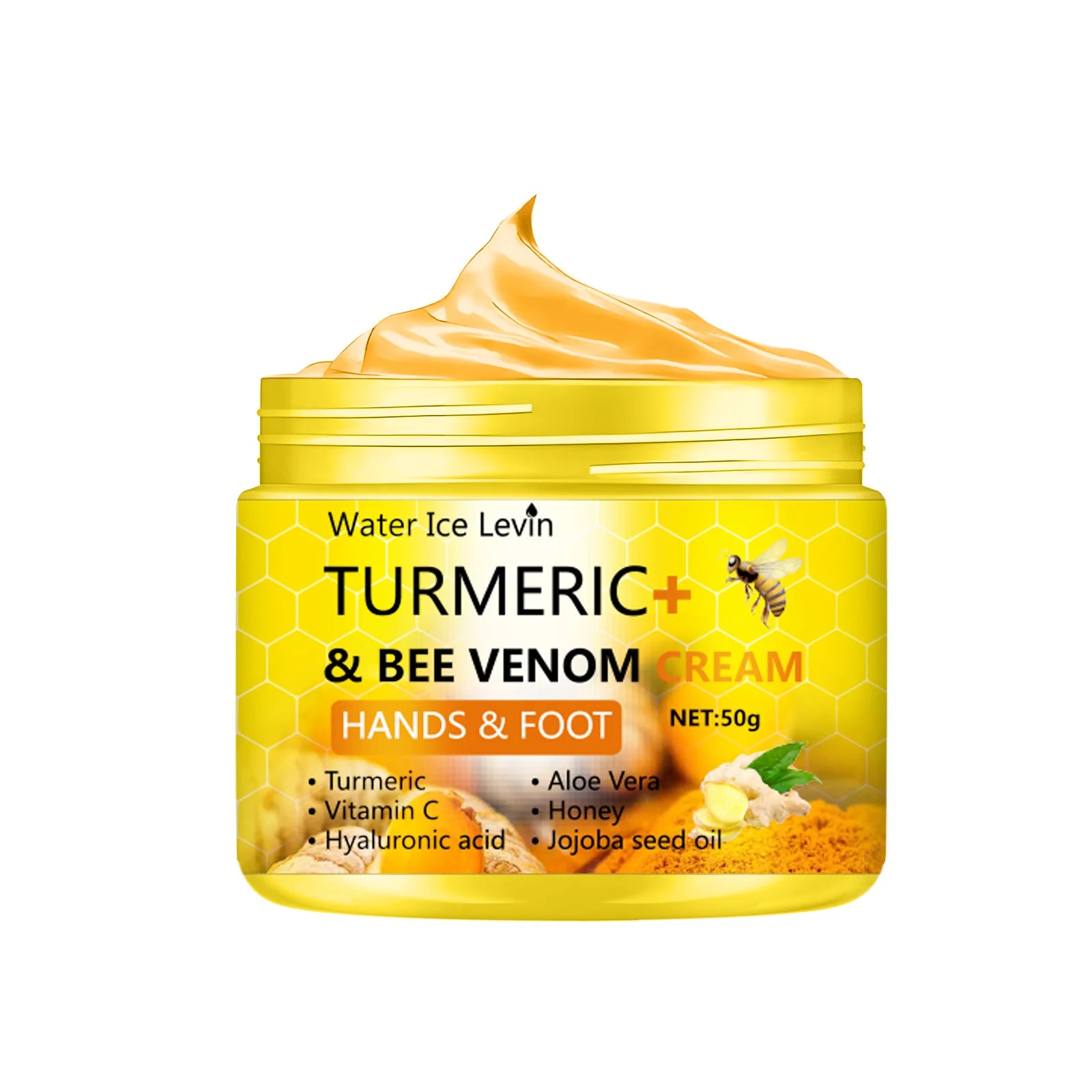 Turmeric Bee Venom Foot Hand Cream 50g - Image 6