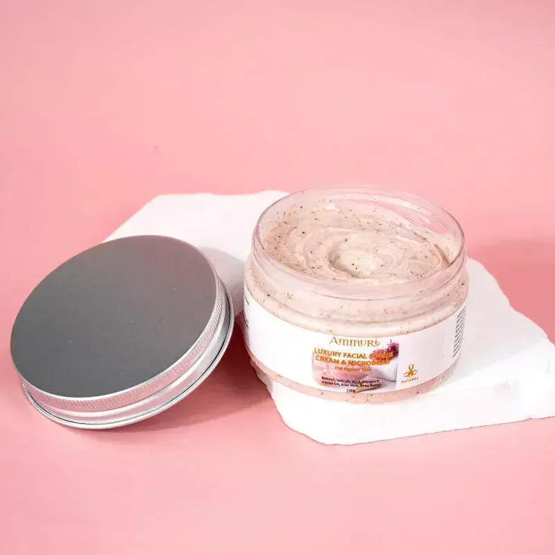 Ammuri Skincare Retinol Facial Scrub - Exfoliating Cream - Image 3